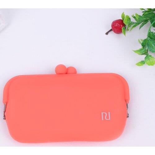 New Candy Color Rubber Silicone Coin Pouch Purse Wallet Glasses Cellphone Cosmetic Coin Bag Case For Women Girls