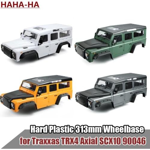1:10 Scale Complete Defender D110 Hard Body Kit 313mm Wheelbase for 1/10 RC Crawler Car Traxxas TRX4 Axial SCX10 90046