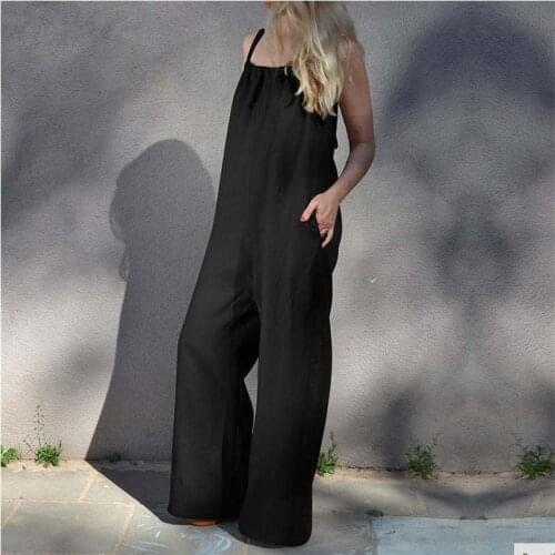 Maternity Pants Strap Rompers Backless Trousers for Pregnant Women Sleeveless Overalls Jumpsuit Pregnancy Clothings Plus Size