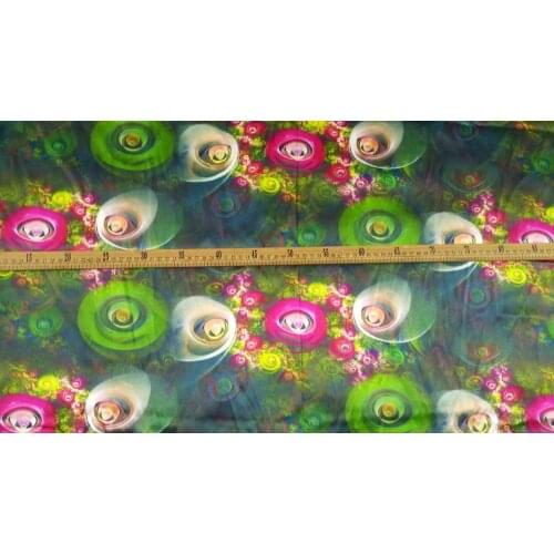 Telas Woven Heavy Silk Satin Fabric Material For Clothing Shirt Blouse Summer Dress Print Beautiful Flowers Silk Fabrics Textile