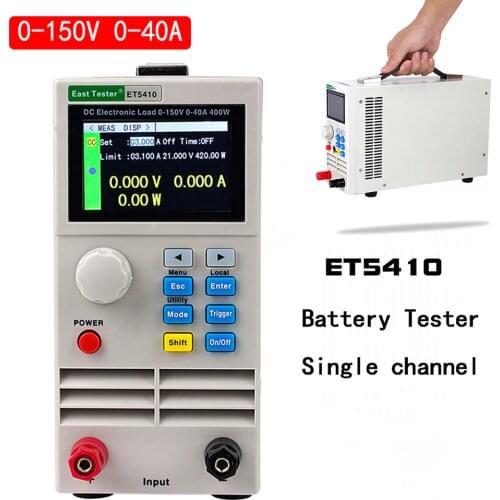ET5420 DC Electronic load high-presicion Programmable dual-channel adjustable battery load tester with 2.8 " screen Professional