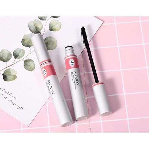 3D Fiber Eyelashes Mascara Curling Eyelash ExtensionFast Dry Long-wearing Lasting Mascara 1*Black Ink Alobon Big Eye Cosmetic