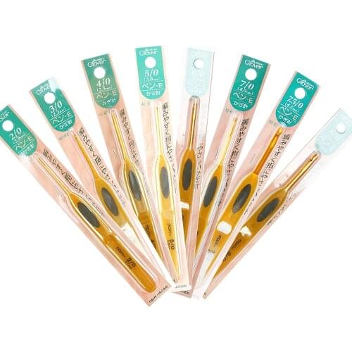 Japan Clover Crochet Hook Aluminum Amour Knitting Needles Original authentic Imported from Japan 2mm-6mm Best Quality for Gift