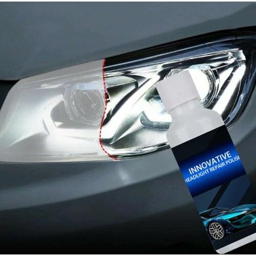 Car Headlight Cover Len Restorer Repair Liquid Polish Cleaner Accessories 20ml Cleaning Tool Headlight Repair Fluid
