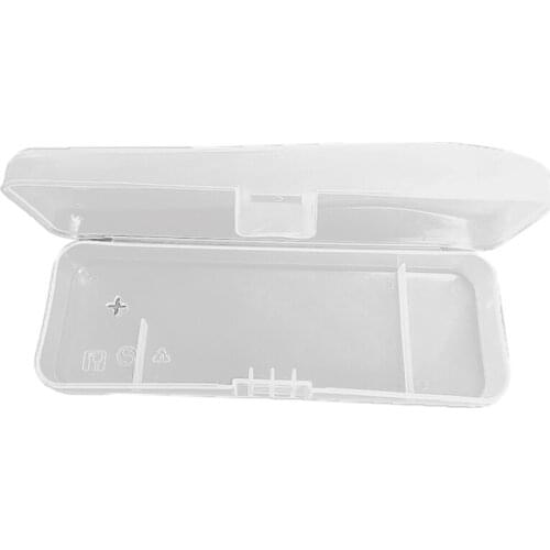 1 Pcs Travel Double Edge Razor Storage Box Men Shaver Case Razor Accessories Transparent Razor Holder Storage Travel Plastic Cas