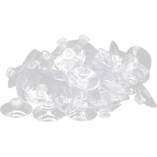 100Pcs 40Mm Clear Suction Cup Sucker Mushroom Head Suction Cup Suction