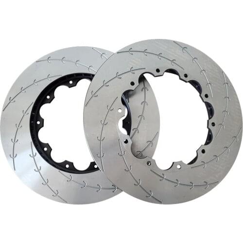 380mm/390mm Customized Sports Car Slotted Safety Brake Disc For Nissan GTR R35 Brake Rotors