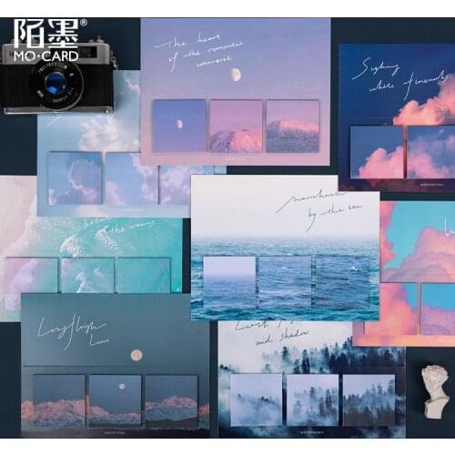 60 Sheets/pack Stars Moon Forest Theme Cute Memo Pad Stickers Decal Sticky Notes Scrapbooking Diy Kawaii Notepad Diary