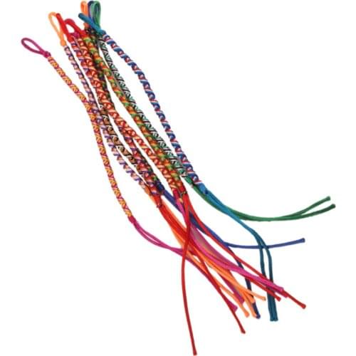 9x MIXED Beach Festival Party Boho Friendship Bracelets WRIST/ANKLE Jewelry