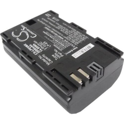 Cameron Sino 2000mAh battery for CANON 5D Mark III EOS 5D Mark II 60D 60Da 7D 7D Mark II LP-E6 E6N Camera Battery