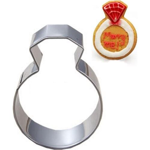 Free Shipping Cartoon Ring Stainless Steel Cookie Cutters Fondant Cake Decorating Styling Tools DIY Baking & Pastry Molds A205