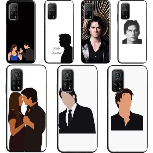 Damon Salvatore The Vampire Diaries Case For Xiaomi Mi 11 Ultra 9 10 Note 10 Lite Mi 10T Pro Back Cover For POCO X3 Pro M3 F3