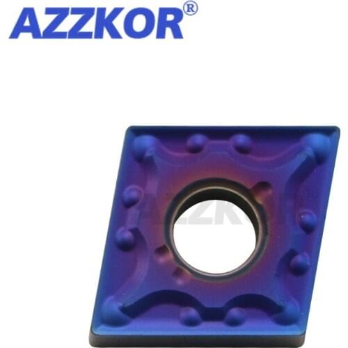 CNMG1204 MA NT130 Turning Tools Insert CNC Center Lathe For Quenched Steel Maching Materials AZZKOR Diamond Carbide Blades 10pcs