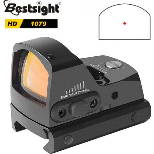 NEW Red Dot Sight Collimator Reflex Sight Pistol Handgun Sight Fit 21mm Weaver Rail for Airsoft / Hunting Rifle Sight Scope