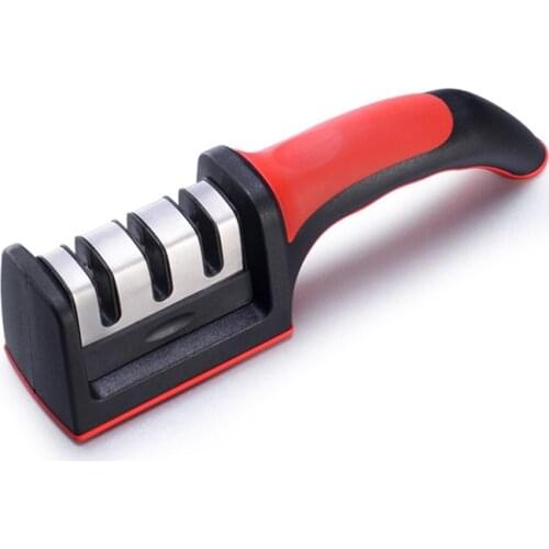 Kitchen three-stage sharpener professional kitchen sharpener tungsten steel diamond sharpener tool kitchen supplies