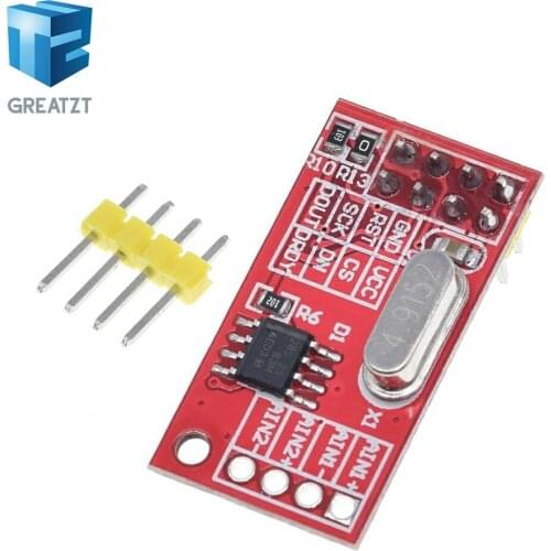 GREATZT AD7705 Dual 16 bit ADC data acquisition module programmable input gain SPI interface