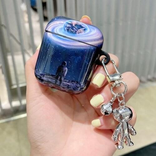 Astronaut Character Pattern Soft Silicone Earphone Case Case for Apple Airpod Pro for Airpod 1 2 Case Earphone Accessories