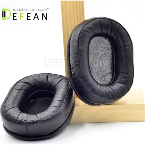 Defean Genuine Leather ear pads cushion for Audio-Technica ATH MSR7 MSR 7 Headphones
