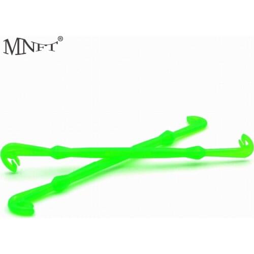 MNFT Two Different Sizes Plastic Head Tie Fast Knot Tying Tool for Fly Fishing Line And Fishing Hook Remover Accessories