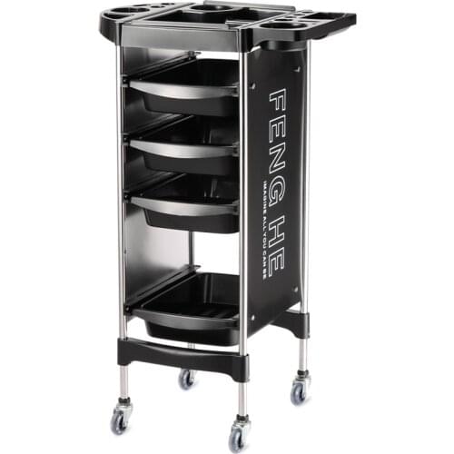 European-style hair salon beauty salon hair stroller hair dye rack Hair Dryer rack storage rack tool car