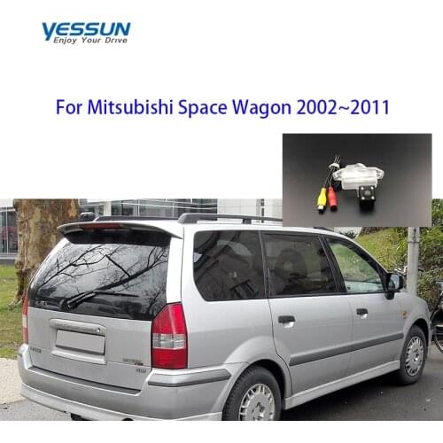 Yessun camera mount &Rear View Camera For Mitsubishi Space Wagon 2002~2011 Pajero IO 4 LED Night Vision 170 Degree HD camera
