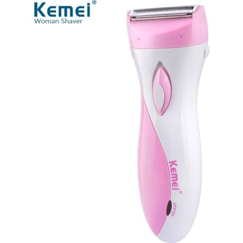 KEMEI Women Trimmer Razor Epilator Women Shaver Hair Removal Electric Lady Shaving Trimmer Bikini Depilatory Legs Body depilador