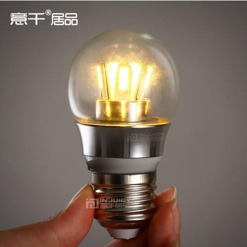 10PCS E27 LED 3W 5W 7W AC110V-240V Edison T5 Lamp Clear Glass Light Bulb