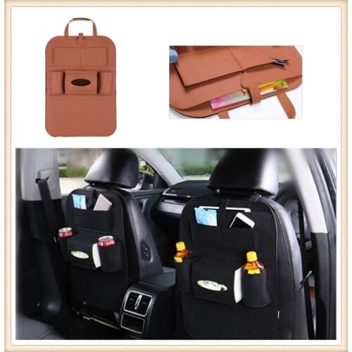 Car supplies felt auto seat storage bag miscellaneous finishing for Mercedes Benz GLC GLC43 G350d EQA E43 CLA CLA45 C350e A