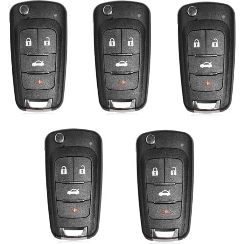 5pcs Xhorse XNBU01EN Wireless Universal Remote Key Fob 3 Button for VVDI Key Tool English Version