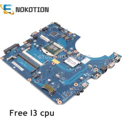 NOKOTION BREMEN-C For samsung NP-R540 R540 Laptop Motherboard HM55 DDR3 free cpu BA92-06381B BA92-06381A BA41-01219A
