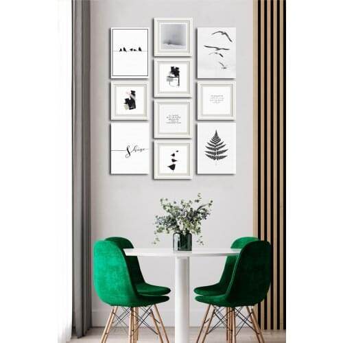 10 piece Frame Looking Mdf Table Decorative Wall Decoration Solid Gift Photo Printed Table Quality Printing Wall Decoration