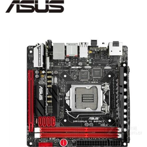 For Asus Maximus VI Impact Desktop Motherboard Z87 Z87M LGA 1150 For Core i7 i5 i3 DDR3 SATA3 USB3.0 Original Used Mainboard
