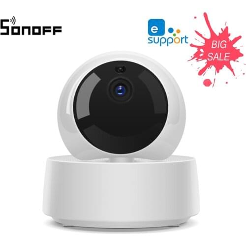 SONOFF GK-200MP2-B Wifi Wireless IP Security Camera 1080P 360° IR Night Vision Camcorder Via Ewelink APP Remote Monitor Control