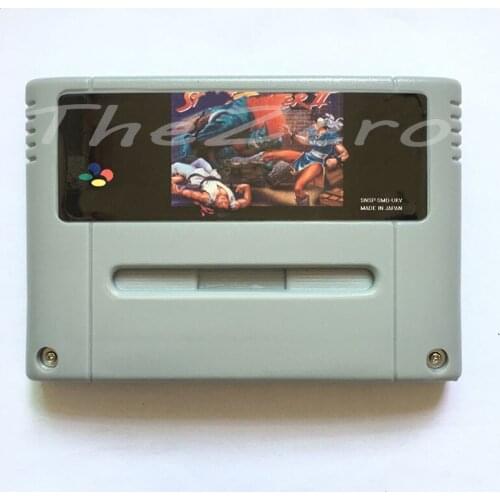 Fighter Game Street II/2 Video Game for 16 bit Super Game Card Console Cartridge Card for 46 pin EUR PAL Version Game Player