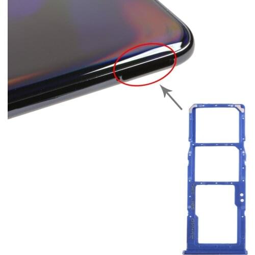 SIM Card Tray + SIM Card Tray + Micro SD Card Tray for Galaxy A70