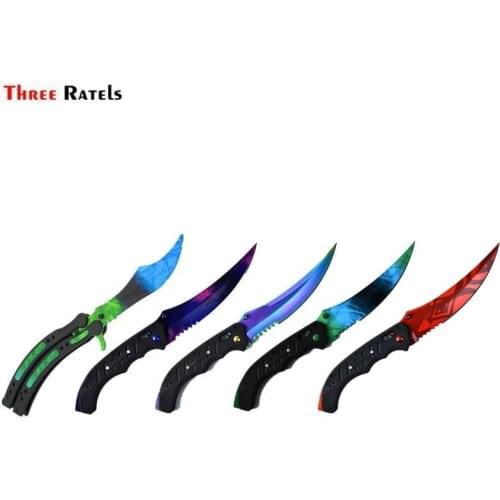 Three Ratels FC492 for CS GO Karambit Knife Graphics Car Stickers Colorful Fashion Laptop SUV JDM Camper Waterproof Vinyl Decals