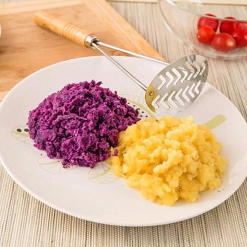 Stainless Steel Potatoes Mud Pressure Mud Machine Potato Masher Ricer Fruit Vegetable Tools Kitchen Accessories