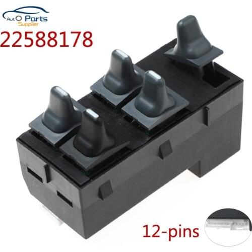 New 22588178 22624807 Front Left Master Power Window Switch Driver For Pontiac Grand Am Sedan 1996-2005