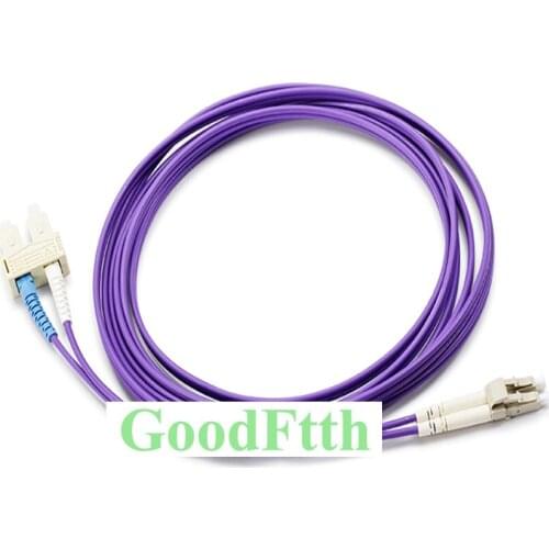Fiber Patch Cords Jumpers SC-LC LC-SC OM4 Duplex GoodFtth 1-15m 6pcs/lot
