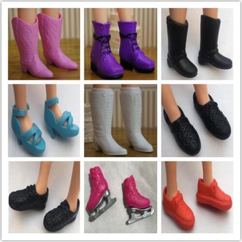 Original Licca Doll Shoes Sandals Boots Colorful Doll Decors Cute Doll Accessories Doll Skate Shoes Red Black Pink Brown Shoes
