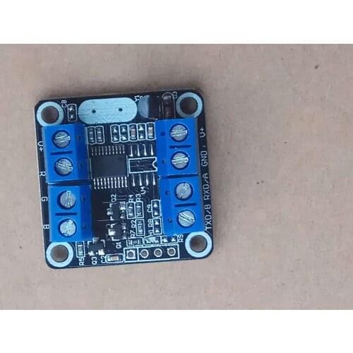 Programmable UART TTL Serial Port LED Dimmer Driver Board RGB LED Controller Full Color LED Lamp Controller