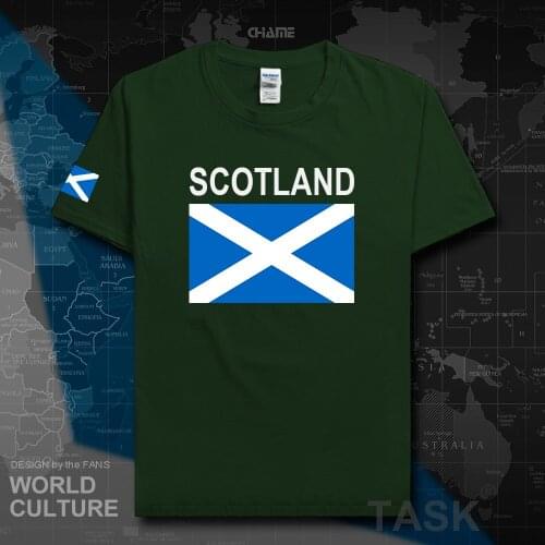 Scotland Scottish men t shirt 2018 jersey hip hop nation cotton t-shirt fitness brand country flag clothes tees casual summer 02
