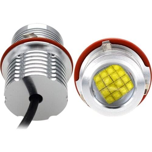 SKYJOYCE Car Styling E39 LED Marker Kit 80W 6500K White LED Chips For E39 E60 E53 E63 E83 E87 NO Error Canbus LED Angel Eyes Kit