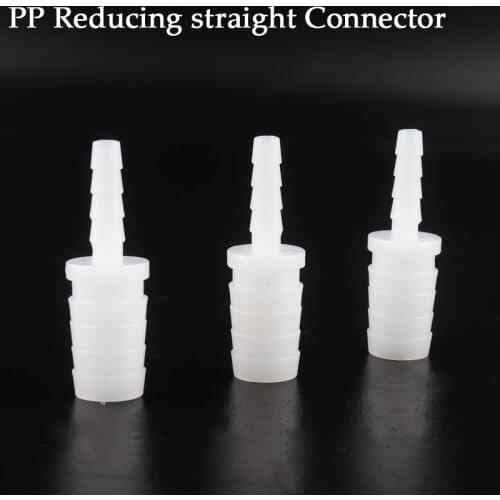 10Pcs 6~10mm Plastic Straight Water Hose Connector Aquarium Tank Tube Fittings Air Pump Pipe Reducing Connectors