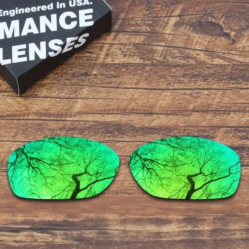 ToughAsNails Polarized Replacement Lenses for Oakley Pit Bull Sunglasses Green Mirrored Color (Lens Only)