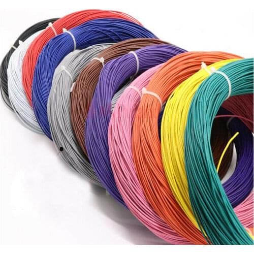 UL1015 PVC Electronic Wire 12-24AWG Tinned Copper Electrical Equipment Cable Purple/Pink 1Meter