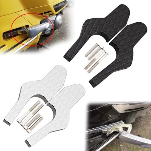 Universal Motorcycle Aluminum Passenger Foot Peg Extensions Bracket Fit For VESPA GT 125 GT 200 GTS 300ie Super GTV 300