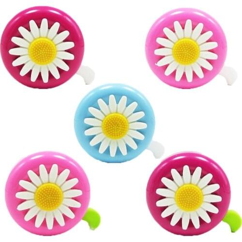 Bike Bell Bicycle Alarm Multi-color Cycling Ring Daisy Flower Funny Bicycle Horns Bike Kids Children for Handlebars