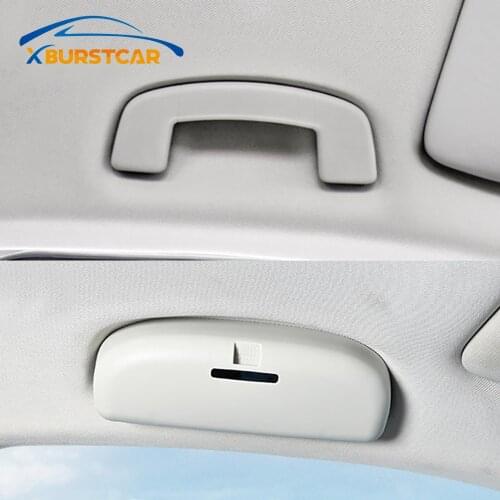 Xburstcar for Volkswagen VW Tiguan MK2 2017-2021 Passat B8 Touran 2016-2021 Car Sunglasses Holder Sun Glasses Storage Box Case