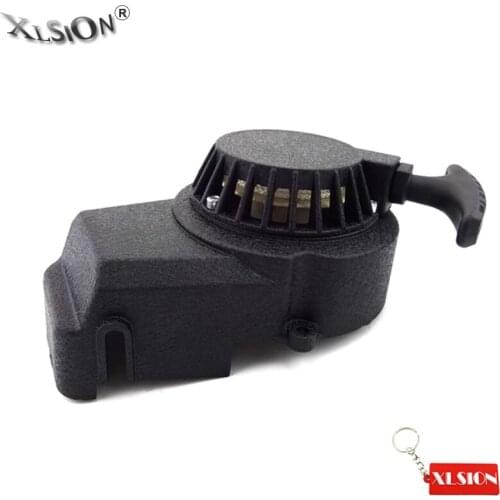 XLSION Pocket Bike Alloy Pull Start Starter For Chinese 47cc 49cc 2 Stroke Mini Moto Dirt Pocket Bike ATV Quad Scooter